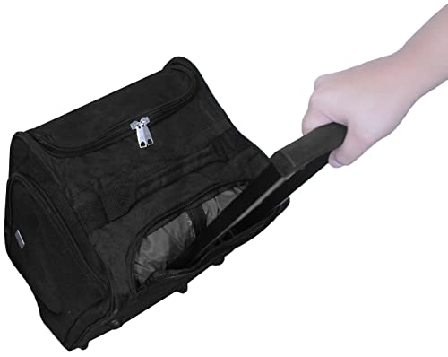 Mala De Viagem Grande Bolsa De Mao Rodinhas Poliéster Resistente Esportiva Cruzeiro