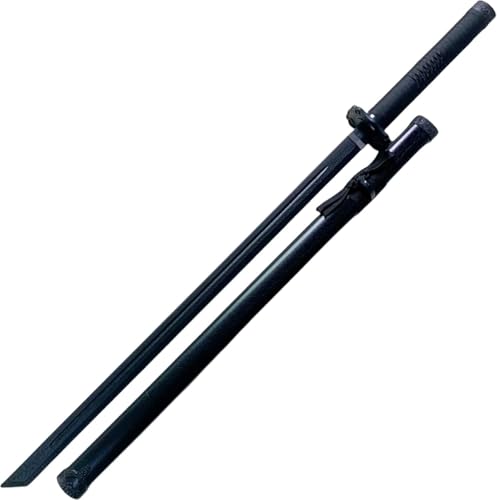 Zdaqian 居合模造刀 木刀 素振り 竹製とABS 全長102CM 軽量 450g 剣道 唐横刀 鞘付き 刀身溝付き木刀 竹刀 太刀 未開刃 剣術 練習用 伝統的な工芸 初心者向け 自宅鍛錬 筋トレ トレーニング用 舞台道具 コスプレ用 室内装飾 (F