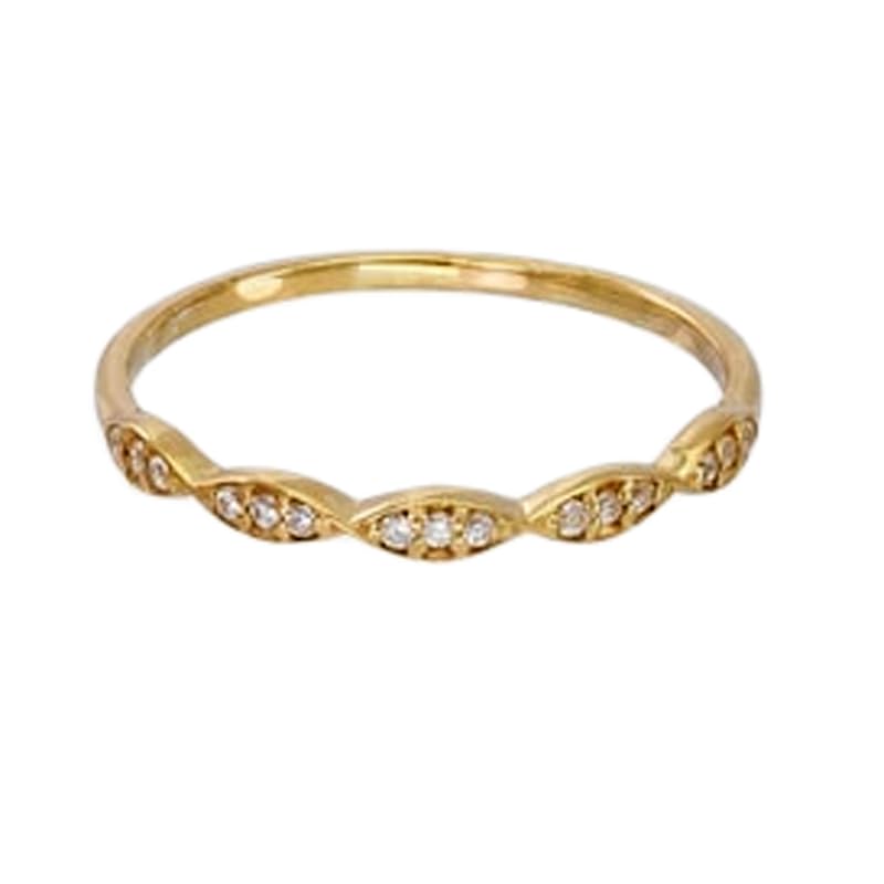 Bague imposante argent 925 anti-ternissement avec pierre CZ naturelle transparente