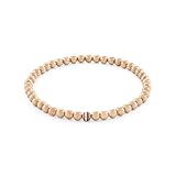 Tommy Hilfiger メタルビーズ ファミリー イオンメッキ カーネーション ゴールド スチール レディース ブレスレット - 2780939