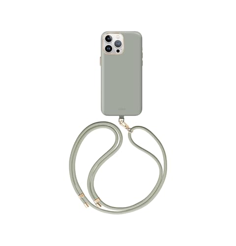 Coehl Coque de téléphone crème compatible avec iPhone 15 Pro Max, charge magnétique MagClick compatible (vert)