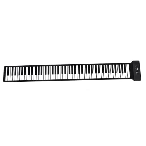 88 Keys Roll-Up Piano Portable Electronic Piano, Rechargeable Fol...