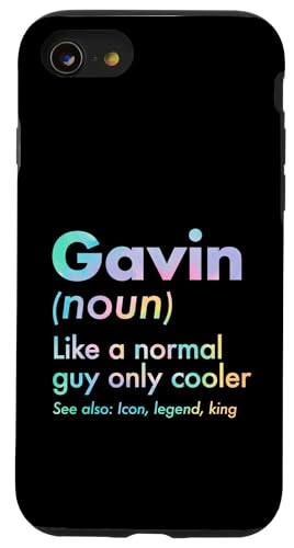 Gavin Like A Normal Guy Only Cooler Legend King �t�@�[�X�g�l�[�� �X�}�z�P�[�X iPhone SE (2020) / 7 / 8 �p