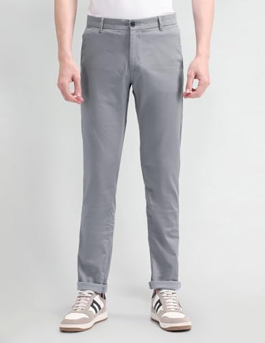 Image of Arrow Men's Mid Rise Slim Pants
