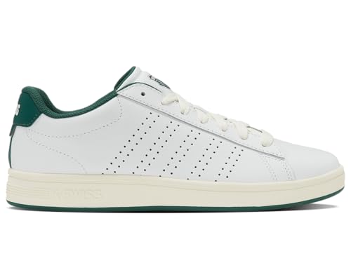 K-Swiss Court Base II, Scarpe da Ginnastica Uomo, Bianco, 42 EU