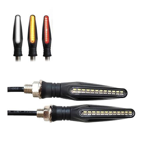 Feu d'arrêt arrière et clignotants moto LED multifonctions - 2