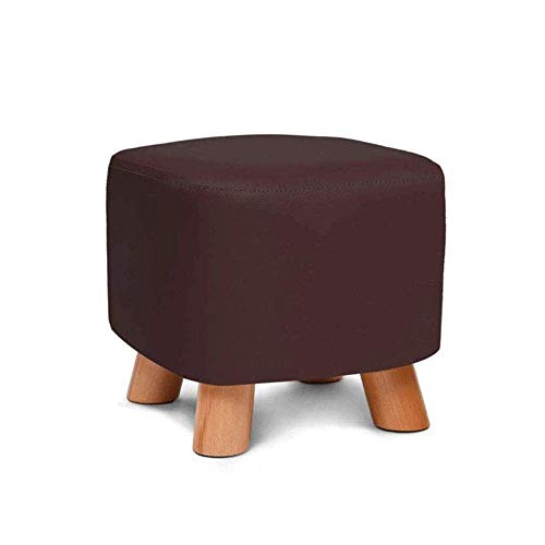 Aufbewahrungsstuhl Hocker Cremeweiß gepolsterter Fußschemel Leinen Runder Schminktisch Hocker Couc