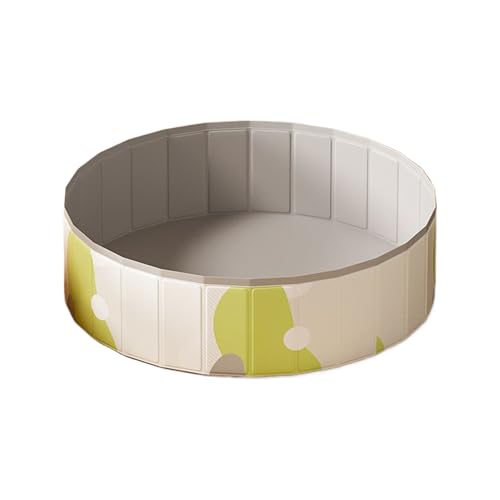 Piscina Perros 100cm, Piscinas Desmontables Grandes, Piscina De Bolas, No Inflable, Plegable, Portátil Y Compacta, Ideal para Fiestas Acuáticas En El Jardín, 100x100x30cm