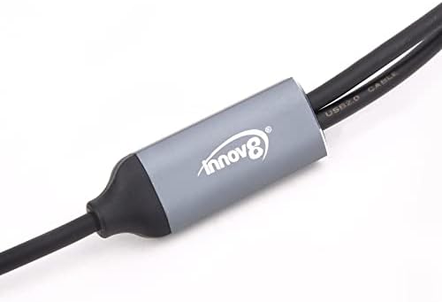 innov8 USB 2.0 A Male to Dual 2 x Micro 5Pins USB Male Y Splitter Cable 1m (1 x Micro USB Supports Data and Power / 1 x Micro USB Supports Power Only)