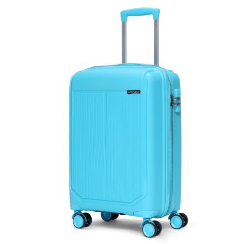 Image of ACEPACK by Verage Megatron Hard Side Polypropylene Luggage Small Cabin 41L | Lightweight Unbreakable Suitcase Set with 360 Silent Spinner Wheels, Number Lock & Telescopic Handle