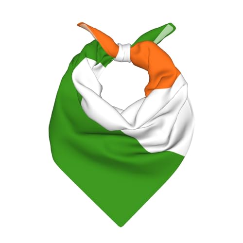 ANSGSD Ireland Irish Flag St PattyS Day Head Scarf Hair Neck Scarves for Women Fashion Silk Satin Purse Bag Scarfs Handbags Bandana Neckerchief