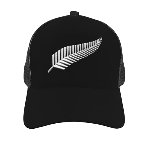New Zealand Maori Fern Mesh Baseball Cap - Classic Adjustable Peaked Cap, Trucker Hat for Men and Women2