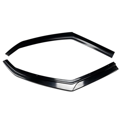 Lame De Pare-Choc Avant Noire Brillante pour VW pour Polo MK5 6R 6C 2009 2010 2011 2012 2013 2014 2015 2016 2017 2018 Kit Protection Lame Inférieure
