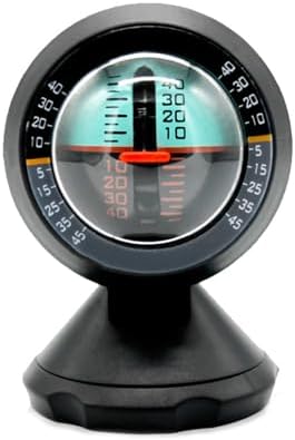 BinaryABC Vehicle Inclinometer,Car Inclinometer Level Tilt Gauge Indicator,Gradient Angle Slope Meter Balancer Tool
