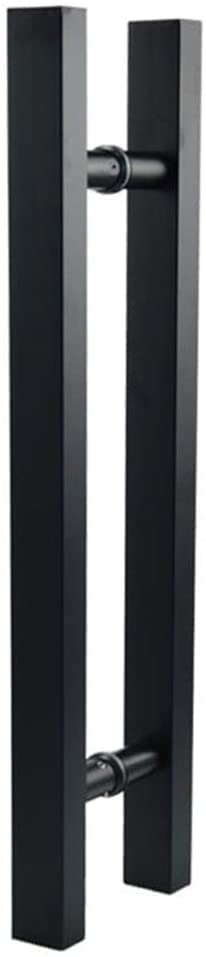 Poignée de porte de grange ensemble coulissant noir acier pour placard