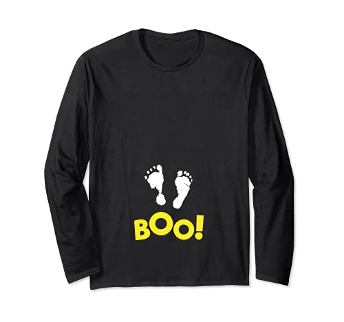Halloween Schwangerschaftsankündigung. Langarmshirt