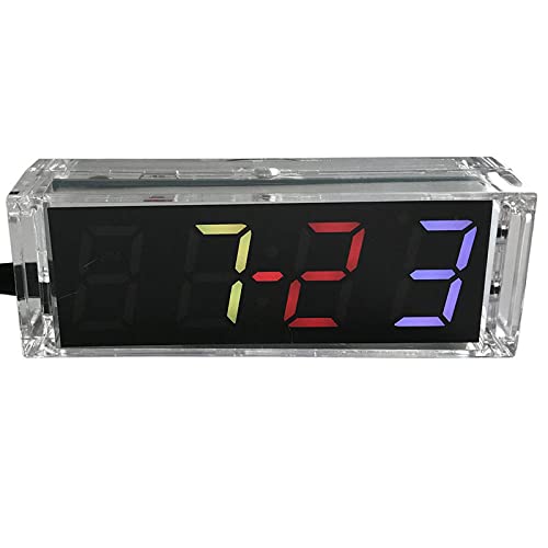 Dimensions of the assembled digital clock
