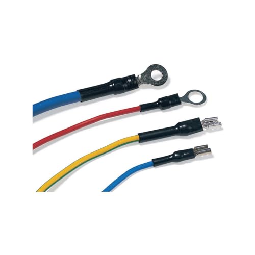 Tubo termorestringente negro HellermannTyton de un metro para aislamiento seguro de cables 3