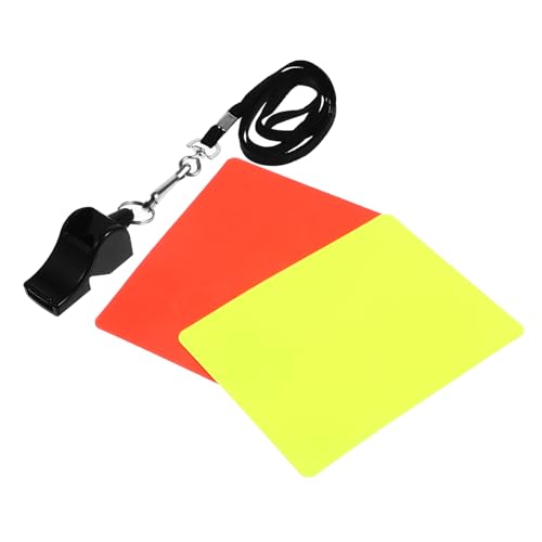 Silbato de PVC con tarjetas para árbitro de fútbol