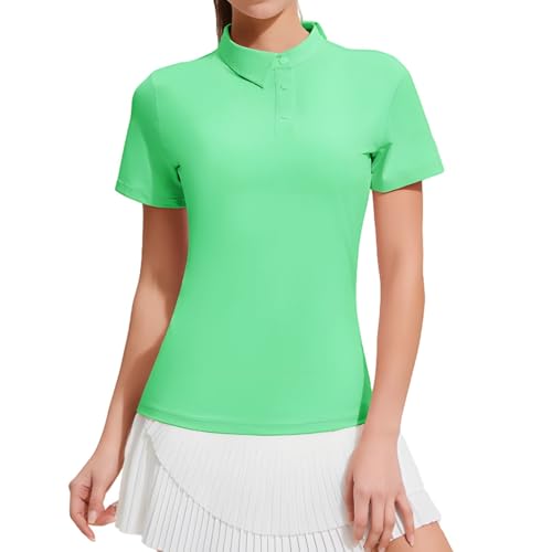 Chemise de golf anti-humidité pour femme maillot stretch vert