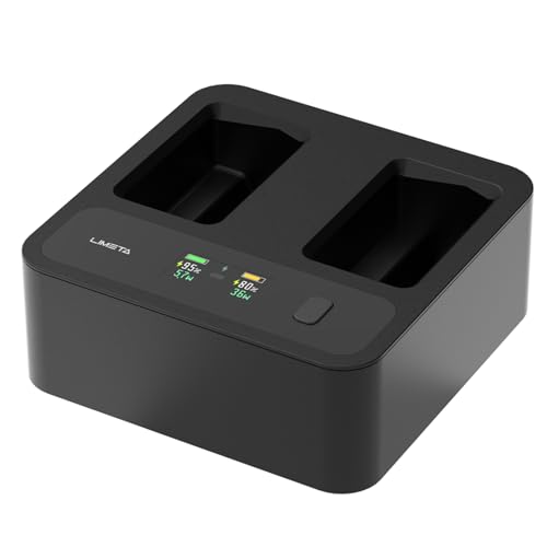 LIMETA MC234AC 72W Intelligent Battery Charging Hub for DJI Mini 3/4/4 pro - Dual-Port Fast Charging, GaN Technology, HD Screen Display, App Control