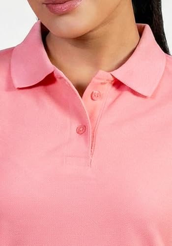 Image of Wear Your Opinion Womens Polo Collar Neck T-Shirt Top (Design: Solid)