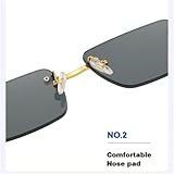 Zoom IMG-1 jzwchq rettangolo occhiali da sole Zoom IMG-1 jzwchq rettangolo occhiali da sole