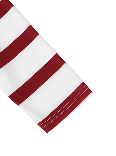 LilyCoco Womens Tunic Striped 3/4 Sleeve V Neck T Shirts Casual Botton Shirt4