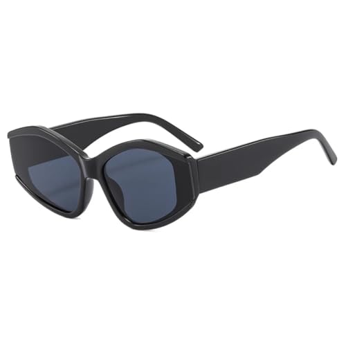 Lunettes de soleil monture épaisse multicolore pour femme look punk unique