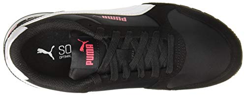 Tênis St Runner V2 Nl, Puma, Adulto Unissex, Preto/ Branco/ Rosa, 38