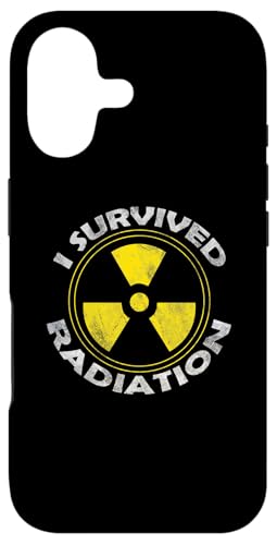 Funny Radiation Cancer Awareness Survived Radiation Warrior X}zP[X iPhone 17 p