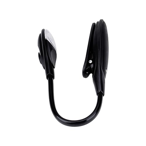 FUNOMOCYA Book Light Clip Led Reading Lamp for Music Score Stand Adjustable Book Lamps Portable Black
