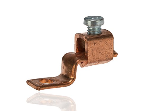 NSI Copper Mechanical Connector, Single and Double Solderless Lug, 6-14 Wire Range, 3/16" Mounting Hole, 35 Ampere Rating, Model Number: DE704