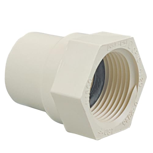 NIBCO Fig No C4703, 3/4 in. CPVC Female Adapter with Washer Slip x Female Iron Pipe Thread (FIPT), Threaded