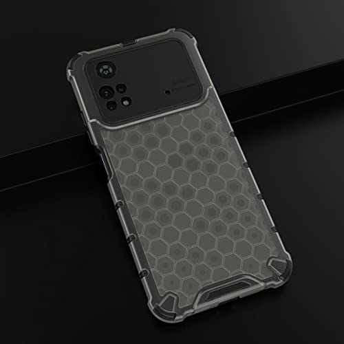 Image of Glasgow Back Case Cover Designed for Poco M4 Pro 4G - Black