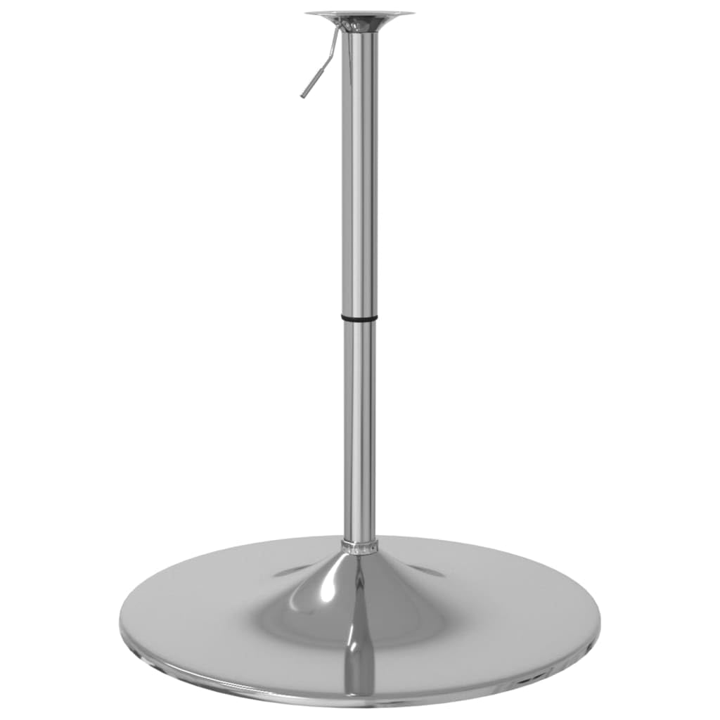 vidaXL Gestell für Bartisch, Tischgestell Höhenverstellbar, Tischbeine Tischuntergestell für Stehtisch Bistrotisch, Verchromter Stahl
