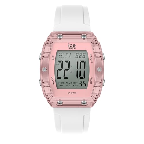 Montre Rose pour Femme Ice-Watch fine et légère avec bracelet silicone souple