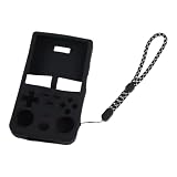 ZYWUOY Custodia in silicone per console di gioco R36 Ultra, antiurto, antigraffio, con corda per appenderla, colore nero
