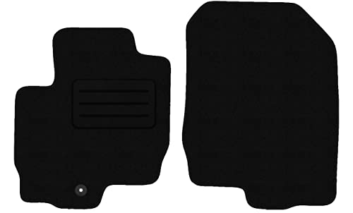 Vorne Velour Fußmatten Satz für Mitsubishi Colt VI Z30 5D (2004-2008) - 2-teilig - Passgenau