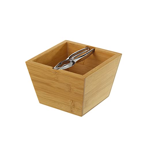 Caja cascanueces nórdica marrón de bambú para cocina Basic - LOLAhome