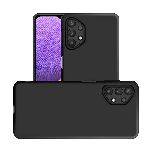 Image of Case Creation Liquid TPU Silicone Cover for Samsung A32 5G Soft Case,Anti-Dirty Slim Case Frosted Matte Cute Candy TPU Raised Bezel (Splash of Color) Back Case Cover for Samsung Galaxy A32 5G -Black