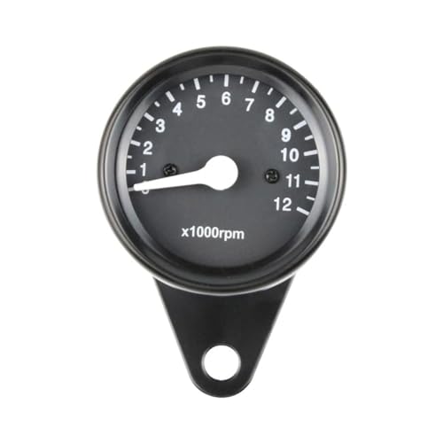 Tachymètre mécanique universel 12000 TR/Min avec odomètre intégré pour moto