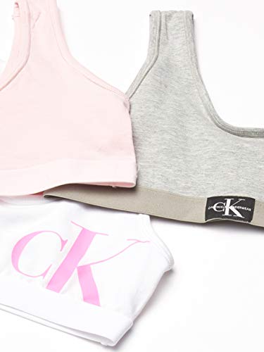 Calvin Klein Girls' Modern Cotton Bralette Bra 3 Pack2