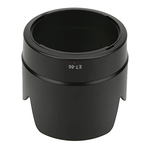 Et-86 Hood,Lens Tulip Hood for 85Mm F1.2 Et-86,Lens Hood for Replacement for Ef 75-300Mm,17-35Mm Lens Hood,86 Mm Lens Hood 50-500,Lens Hood Et‑86 Black Plastic Lens Hood for Ef 70‑200Mm