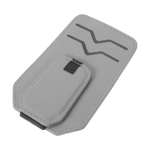 Support de lunettes pour pare-soleil magnétique en cuir PU anti-chute