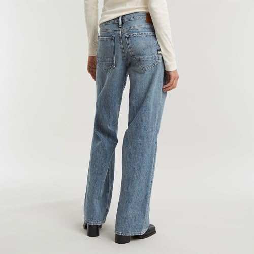 G-STAR Damen Judee Low Waist Loose Jeans Blau (Antique Faded Ripped Fjord D22889-D776-G920) 25W / 32L – Ansicht 2