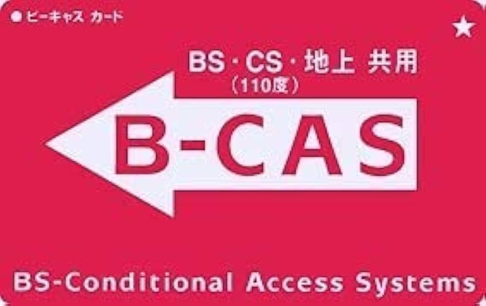 Amazon.co.jp: ノーブランド品 レッド B-CASカード 3.5インチ×2