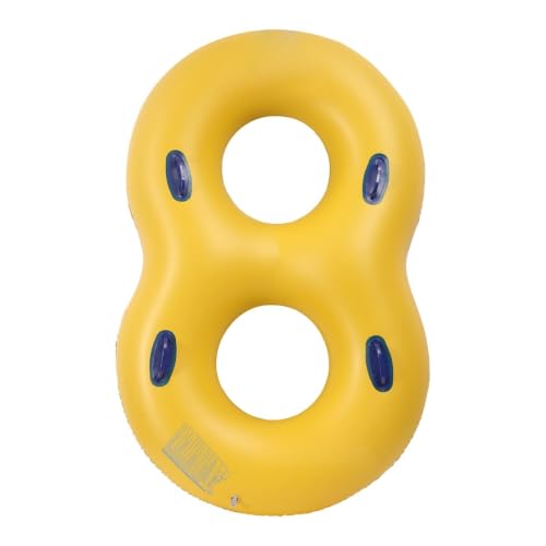 Piscine Lounge 2 places gonflable en forme de 8 avec valves étanches