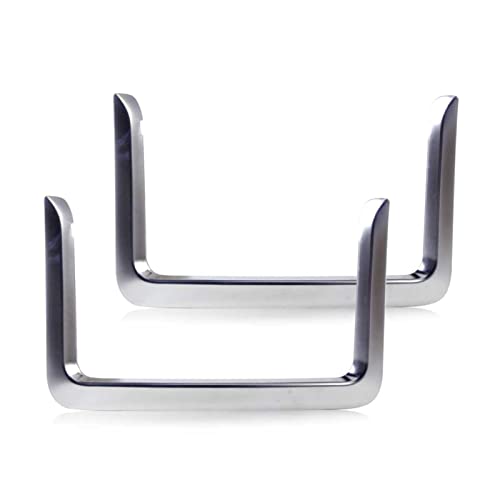 Cubiertas cromadas para respaldo de asiento compatible con BMW Serie 3 F30 F31 y Serie 4 F32 F33