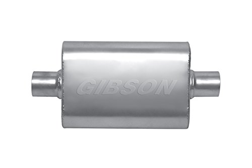 Gibson Performance Exhaust Bm0106 Mwa 2.25" Stainless Center/Center Oval Muffler #TOP1